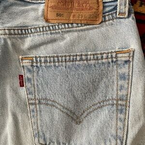 Vintage Levi’s 501 USA made denim jeans